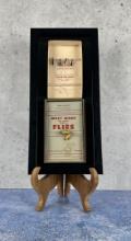 Antique Montana Fishing Flies Display