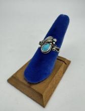 Navajo Turquoise Sterling Silver Ring