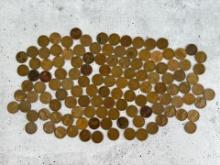 Collection of Wheat Pennies