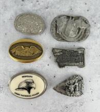 Collection of Cowboy Belt Buckles