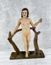 In the manner of Henry Bernhardt Folk Art Carving