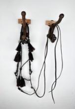 Braided Leather Cowboy Headstall