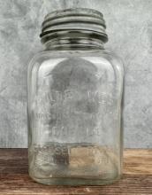 Golden West Glass Coffee Jar