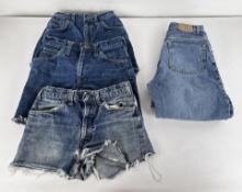 Vintage Lee Levis Denim Shorts and Jeans