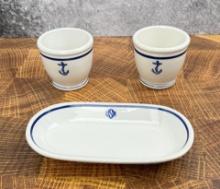 WW2 US Navy Dining China