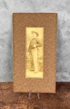 Cowboy with Colt Single Action Army Photo