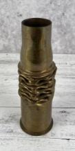 WW1 WWI Trench Art Shell Vase