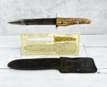 WW2 New Caledonia Stag USMC Trench Knife