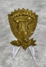 Civil War Hardee Hat Cap Device Badge