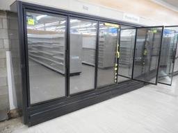 5 DOOR FROZEN FOOD WITH REMOTE CONDENSOR ON ROOF 1 DOOR GLASS IS BROKEN (SO