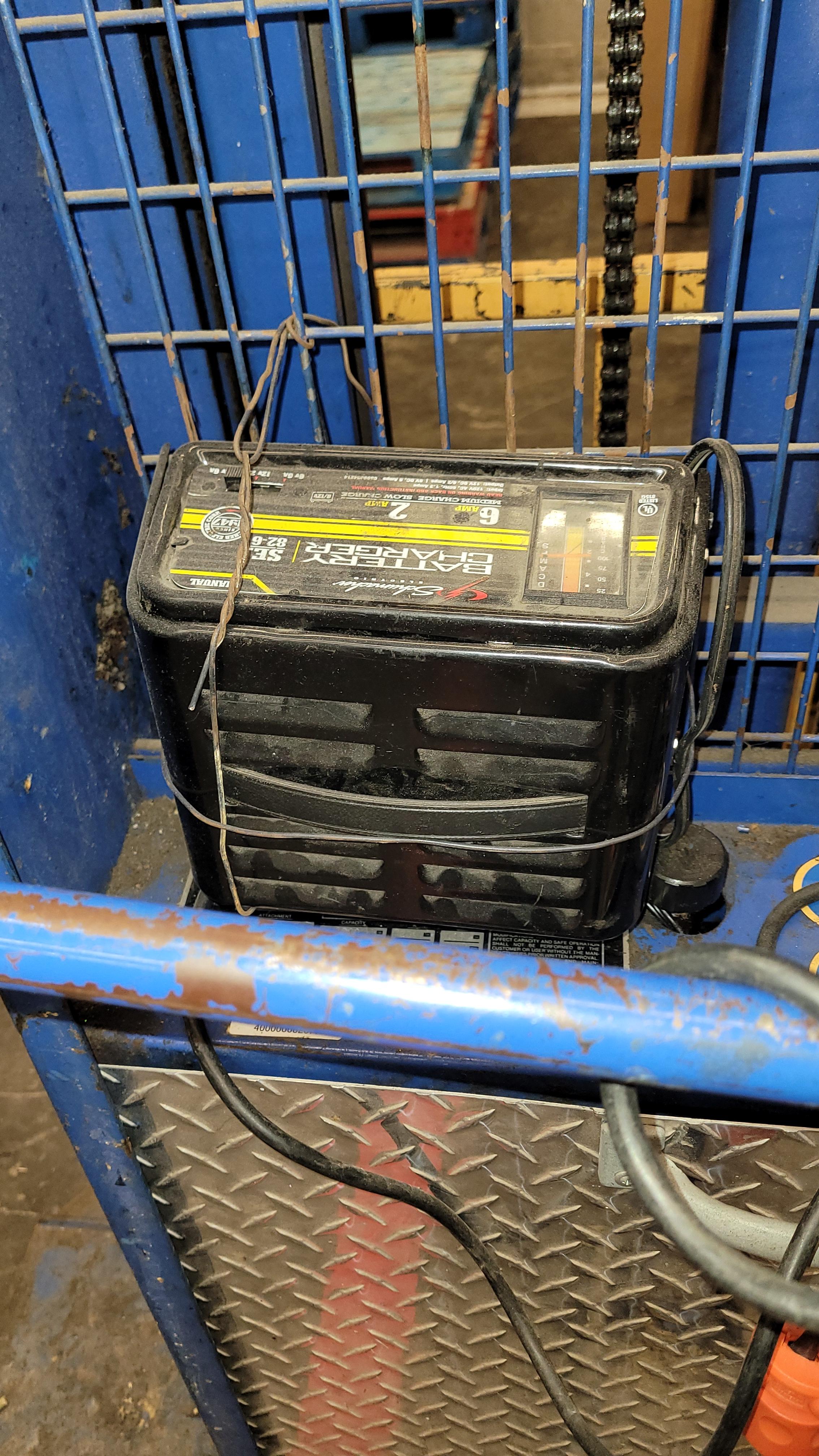 WALKIE STACKER INCLUDES CHARGER, WORKS WELL