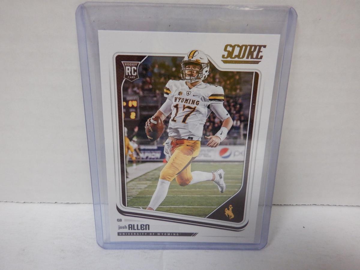 2018 PANINI SCORE #350 JOSH ALLEN RC