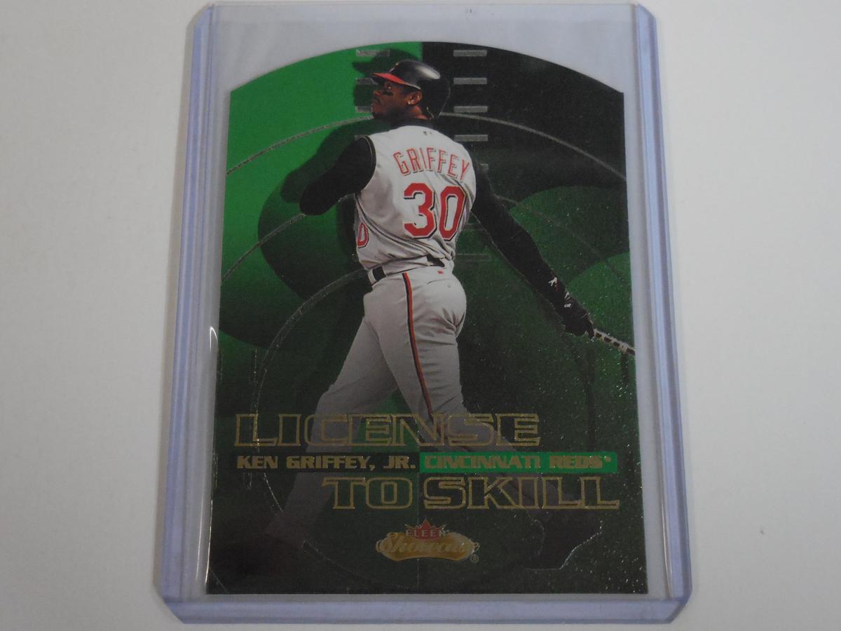 2000 FLEER SHOWCASE KEN GRIFFEY JR LICENSE TO SKILL CINCINNATI REDS