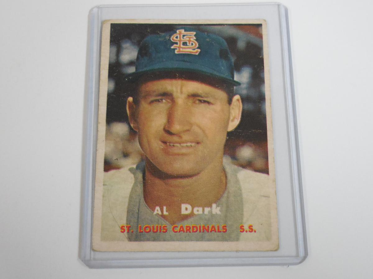 1957 TOPPS BASEBALL #98 ALVIN AL DARK ST LOUIS CARDINALS