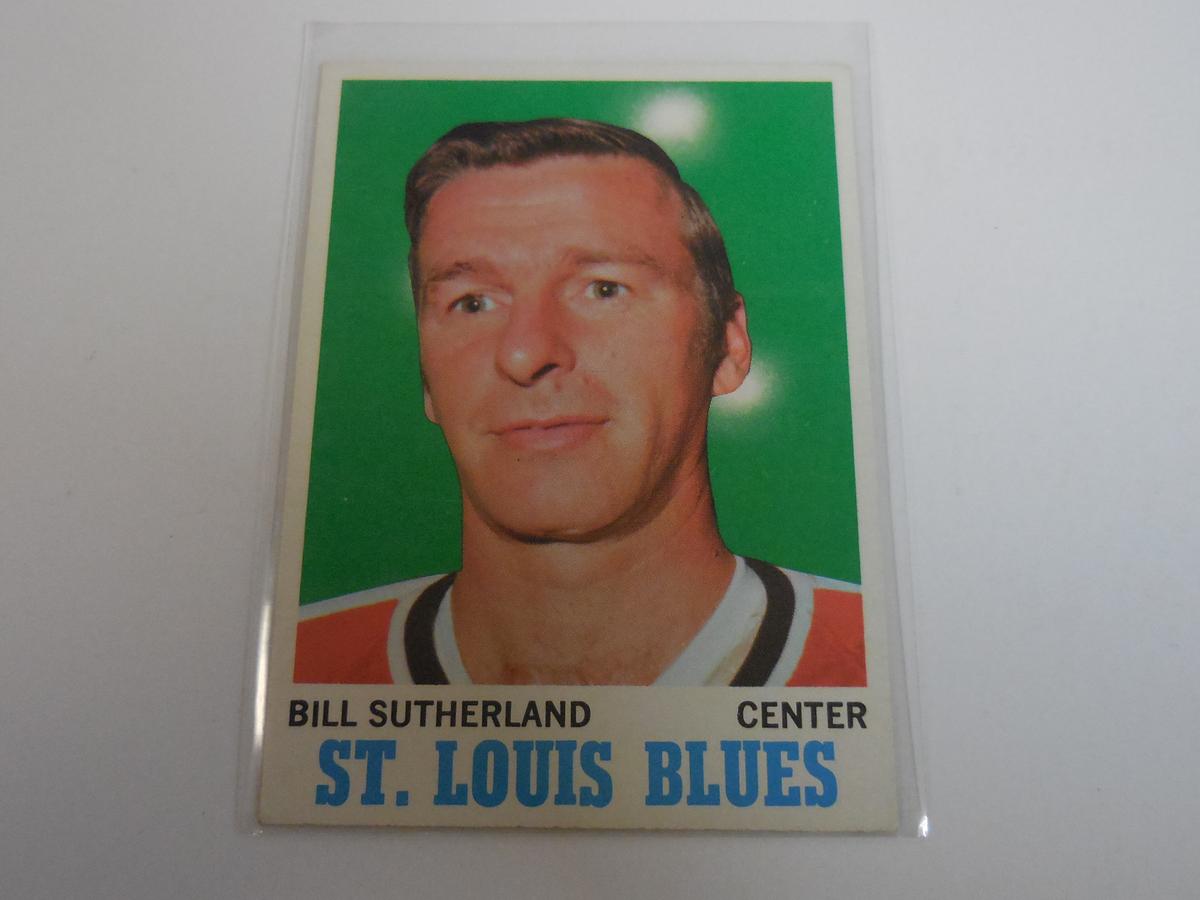 1970-71 TOPPS HOCKEY #83 BILL SUTHERLAND ST LOUIS BLUES