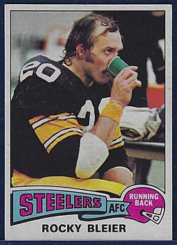 1975 Topps #39 Rocky Bleier RC Pittsburgh Steelers