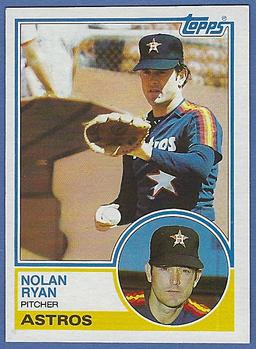 Sharp 1983 Topps #360 Nolan Ryan Houston Astros