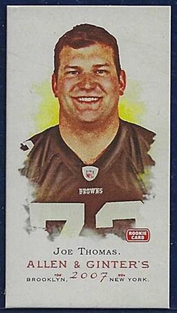 2007 Allen & Ginter #NCC2 Joe Thomas RC Cleveland Browns