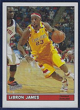 2005 Bazooka #50 Lebron James Cleveland Cavaliers