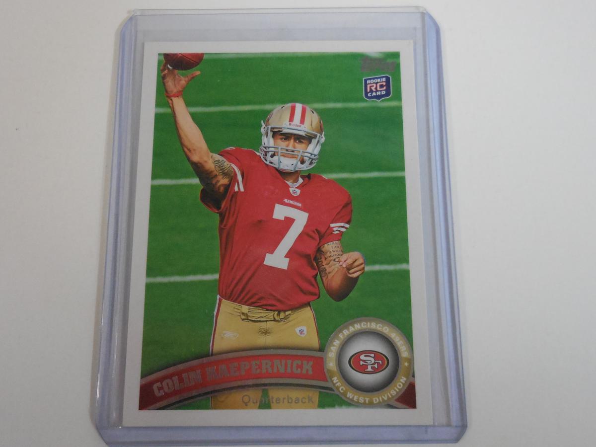 2011 TOPPS FOOTBALL COLIN KAEPERNICK ROOKIE CARD 49ERS RC