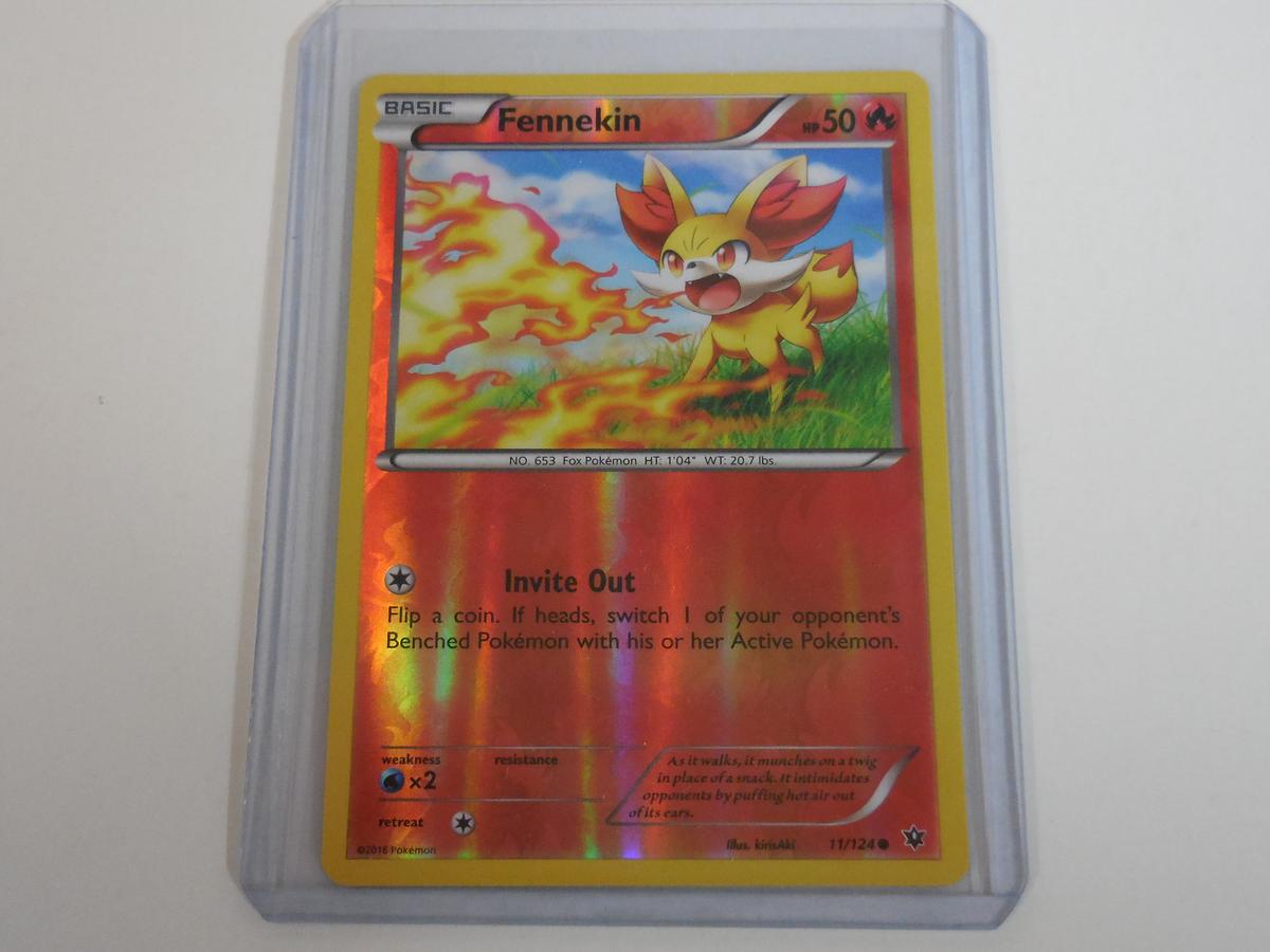 2016 POKEMON 11/124 FENNEKIN HOLOFOIL