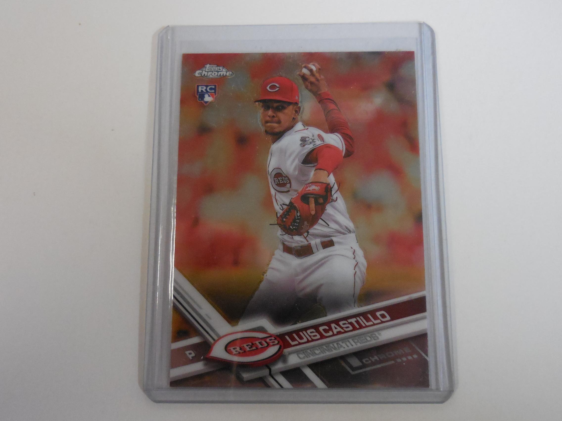 2017 TOPPS CHROME LUIS CASTILLO ROOKIE CARD CINCINNATI REDS