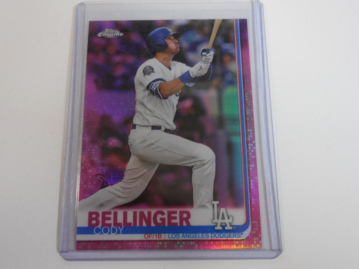 2019 TOPPS CHROME CODY BELLINGER PINK REFRACTOR LOS ANGELES DODGERS