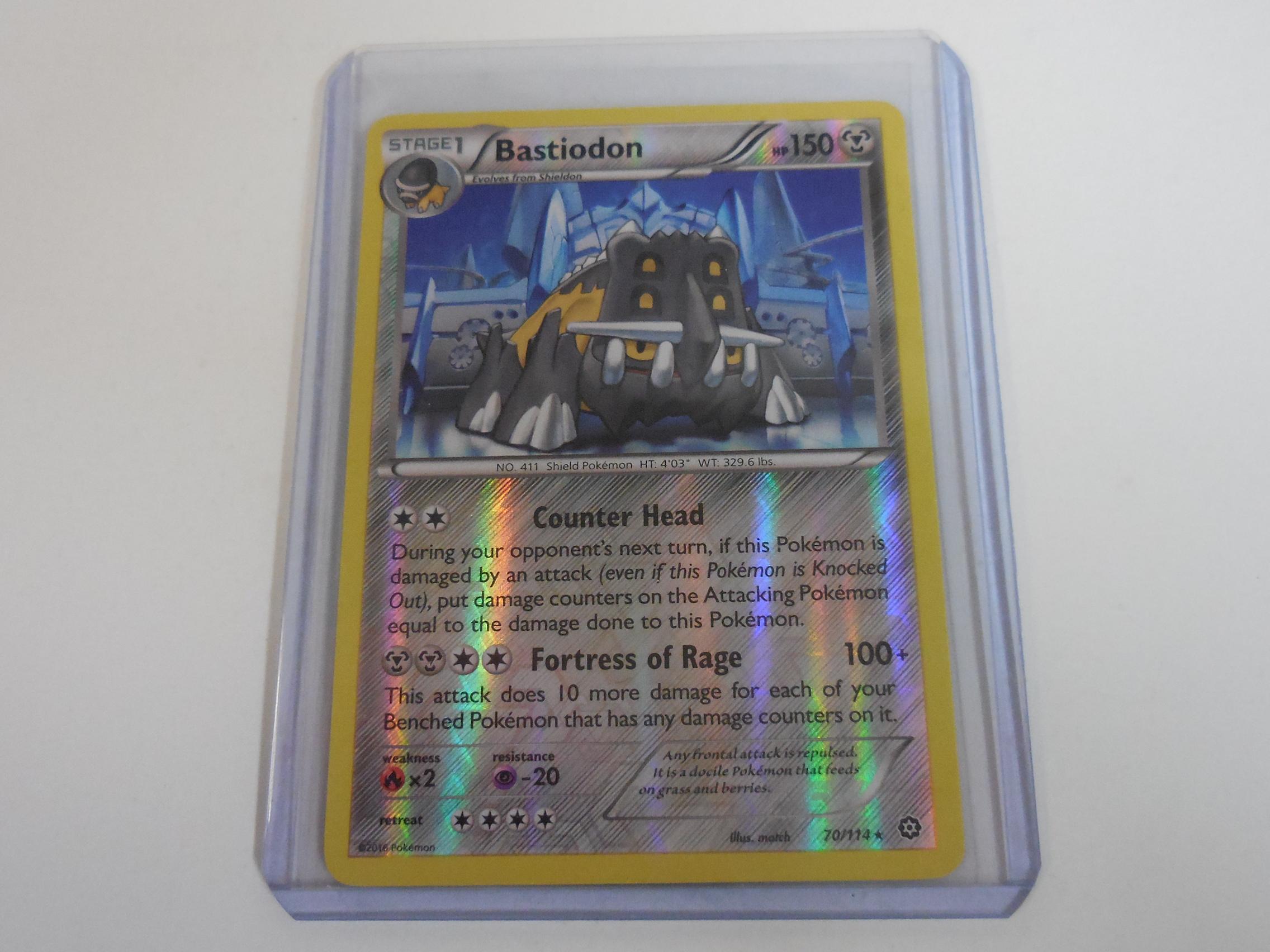 2016 POKEMON 70/114 BASTIODON HOLOFOIL