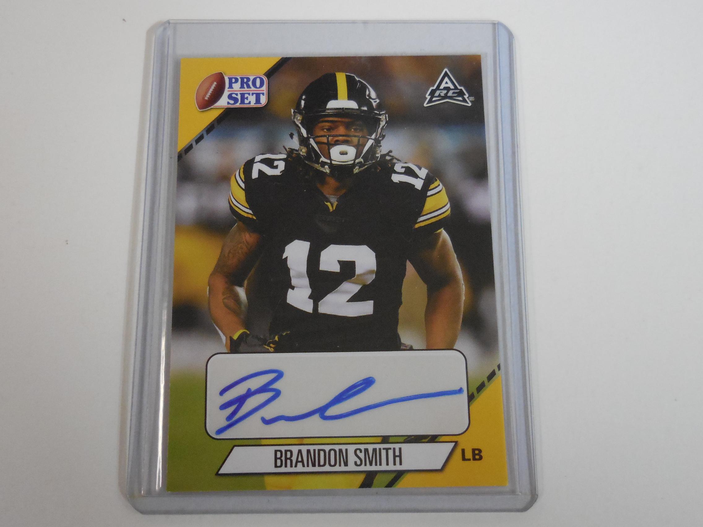 2021 LEAF PRO SET BRANDON SMITH AUTOGRAPHED ROOKIE CARD