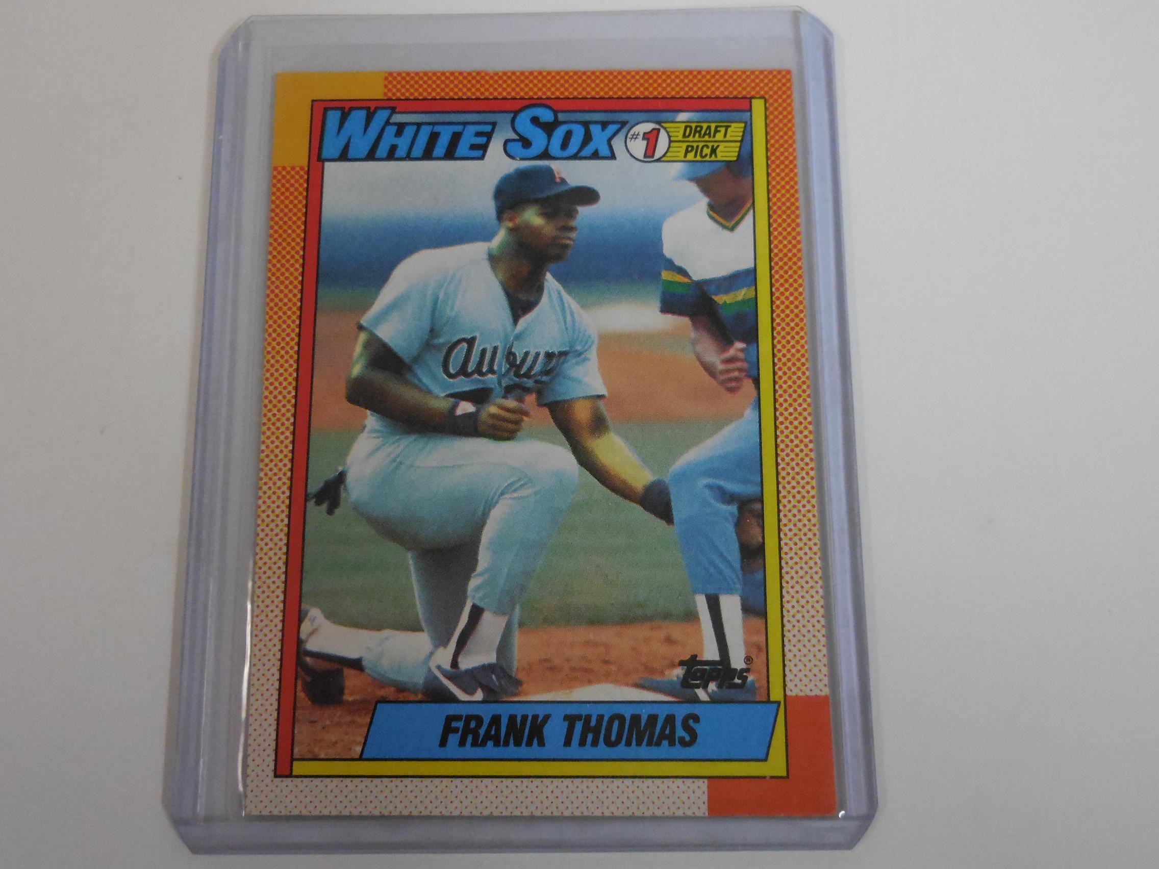 1990 TOPPS BASEBALL FRANK THOMAS ROOKIE CARD WHITE SOX HOF RC