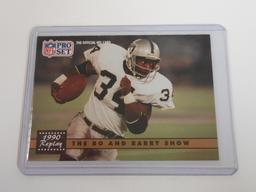 1991 PRO SET BO JACKSON THE BO AND BARRY SHOW