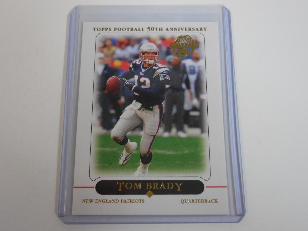 2005 TOPPS FOOTBALL 50TH ANNIVERSARY TOM BRADY PATRIOTS