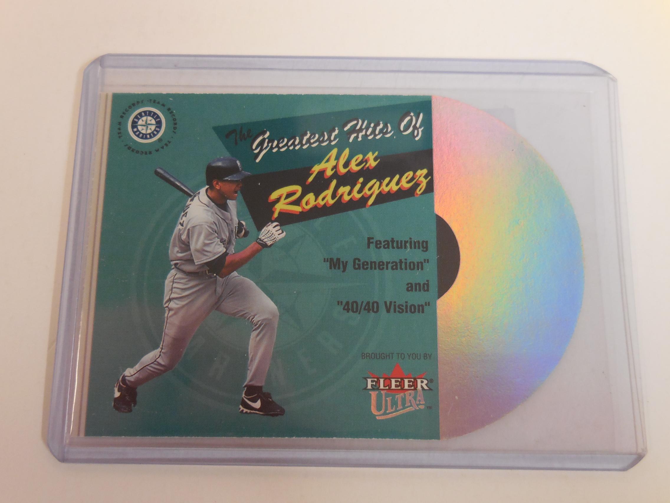 2001 FLEER ULTRA ALEX RODRIGUEZ DIE CUT HOLOFOIL GREATEST HITS