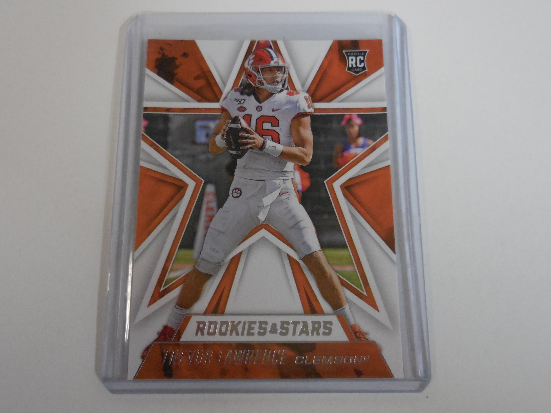 2021 PANINI ROOKIES AND STARS TREVOR LAWRENCE ROOKIE CARD CLEMSON