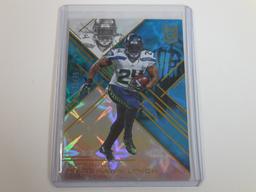 2016 PANINI DONRUSS ELITE MARSHAWN LYNCH TEAL HOLO #D 73/75