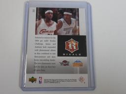 2004-05 UPPER DECK RIVALS LEBRON JAMES CARMELO ANTHONY DUAL 2ND YEAR CARD