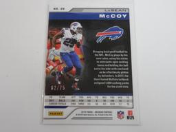 2018 PANINI OBSIDIAN LESEAN MCCOY PINK PRIZM #D 62/75 BILLS