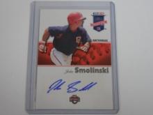 2008 TRISTAR PROJECTIONS JAKE SMOLINSKI AUTOGRAPHED ROOKIE CARD