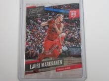 2017-18 PANINI PRESTIGE LAURI MARKKANEN ROOKIE CARD BULLS RC