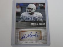 2012 SAGE HIT MARKELLE MARTIN AUTOGRAPHED ROOKIE CARD