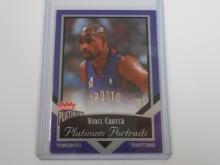 2002-03 FLEER PLATINUM VINCE CARTER PLATINUM PORTRAITS