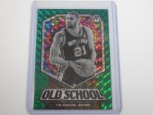 2019-20 PANINI MOSAIC TIM DUNCAN OLD SCHOOL GREEN MOSAIC PRIZM SPURS