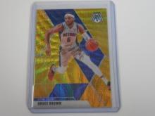 2019-20 PANINI MOSAIC BRUCE BROWN RARE GOLD WAVE PRIZM SSP