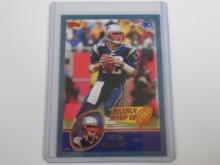 2003 TOPPS FOOTBALL #293 TOM BRADY WEEKLY WRAP UP PATRIOTS