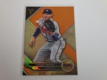 2017 TOPPS TRIPLE THREADS FREDDIE FREEMAN ORANGE #'D 029/150 BRAVES