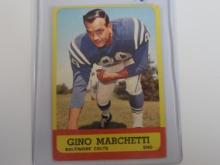 1963 TOPPS FOOTBALL #8 GINO MARCHETTI BALTIMORE COLTS