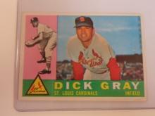 1960 TOPPS BASEBALL #24 DICK GRAY ST LOUIS CARDINALS