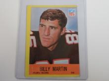 1967 PHILADELPHIA FOOTBALL #6 BILLY MARTIN ATLANTA FALCONS