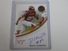 2007 PRESS PASS DAVID CLOWNEY AUTOGRAPHED ROOKIE CARD