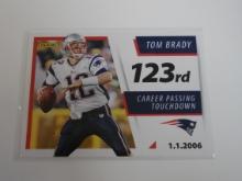 2021 PANINI SCORE TOM BRADY CAREER TOUCHDOWN PASSES 123 2006